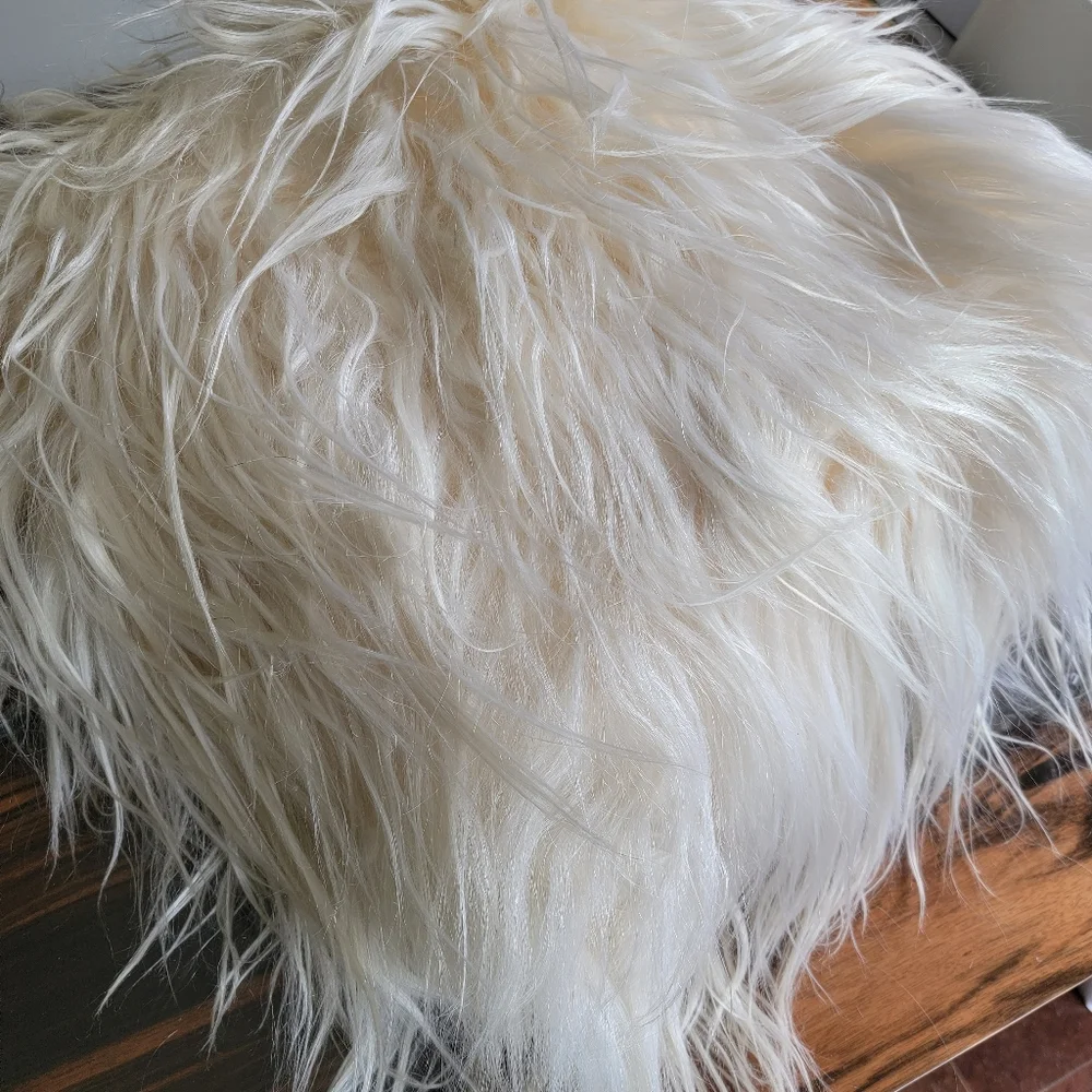 Silky Longhair Sheepskin Pillow